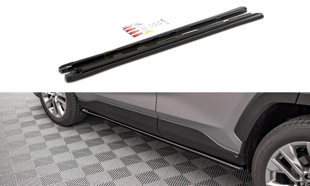Voorlip sideskirt spoiler diffuser Toyota Rav4 Adventure 19+, Ophalen of Verzenden