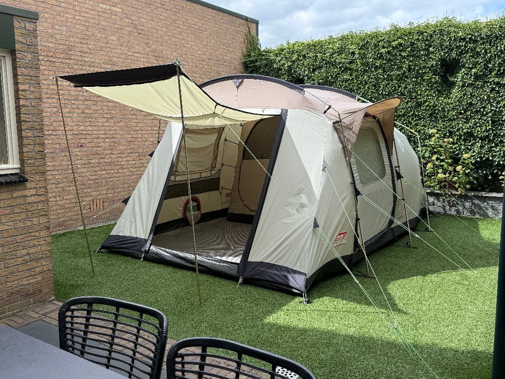 Fijne Coleman MacKenzie Cabin 4 tunneltent z.g.a.n., Caravans en Kamperen, Ophalen, Zo goed als nieuw, Tot en met 4