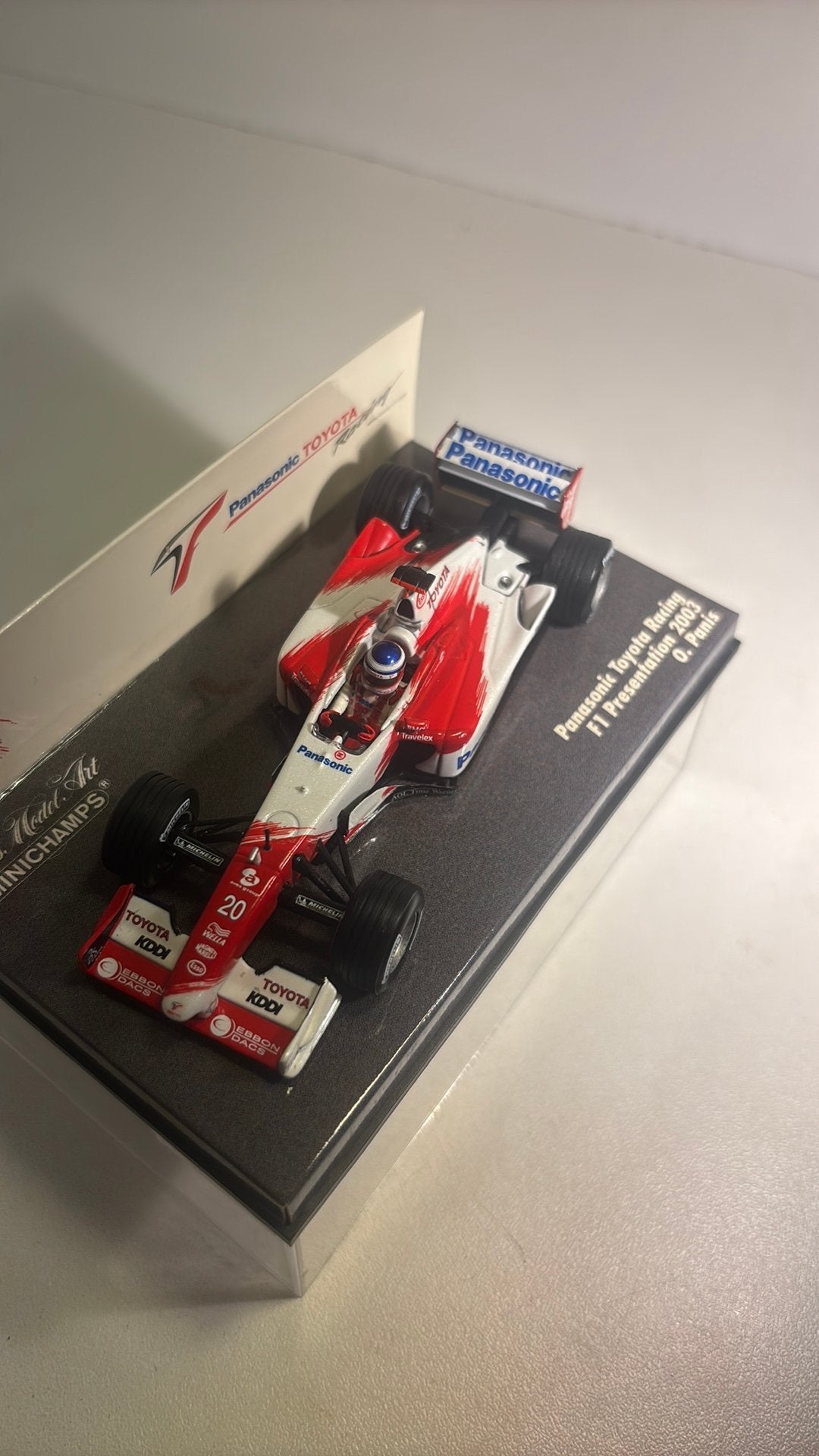 F1 toyota o.panis minichamps 1.43, Hobby en Vrije tijd, Auto, Ophalen of Verzenden, MiniChamps, A