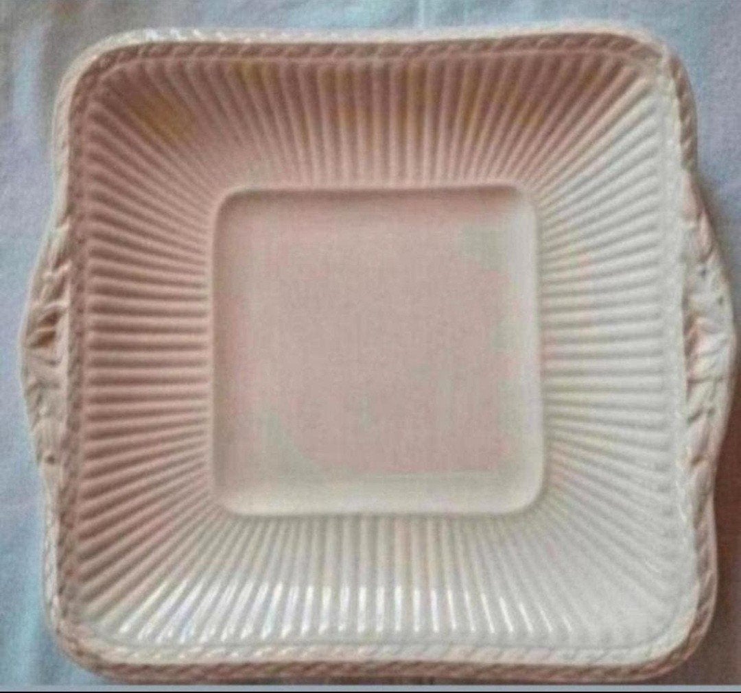 Wedgwood Edme vierkante crèmekleurige schaal, Ophalen of Verzenden