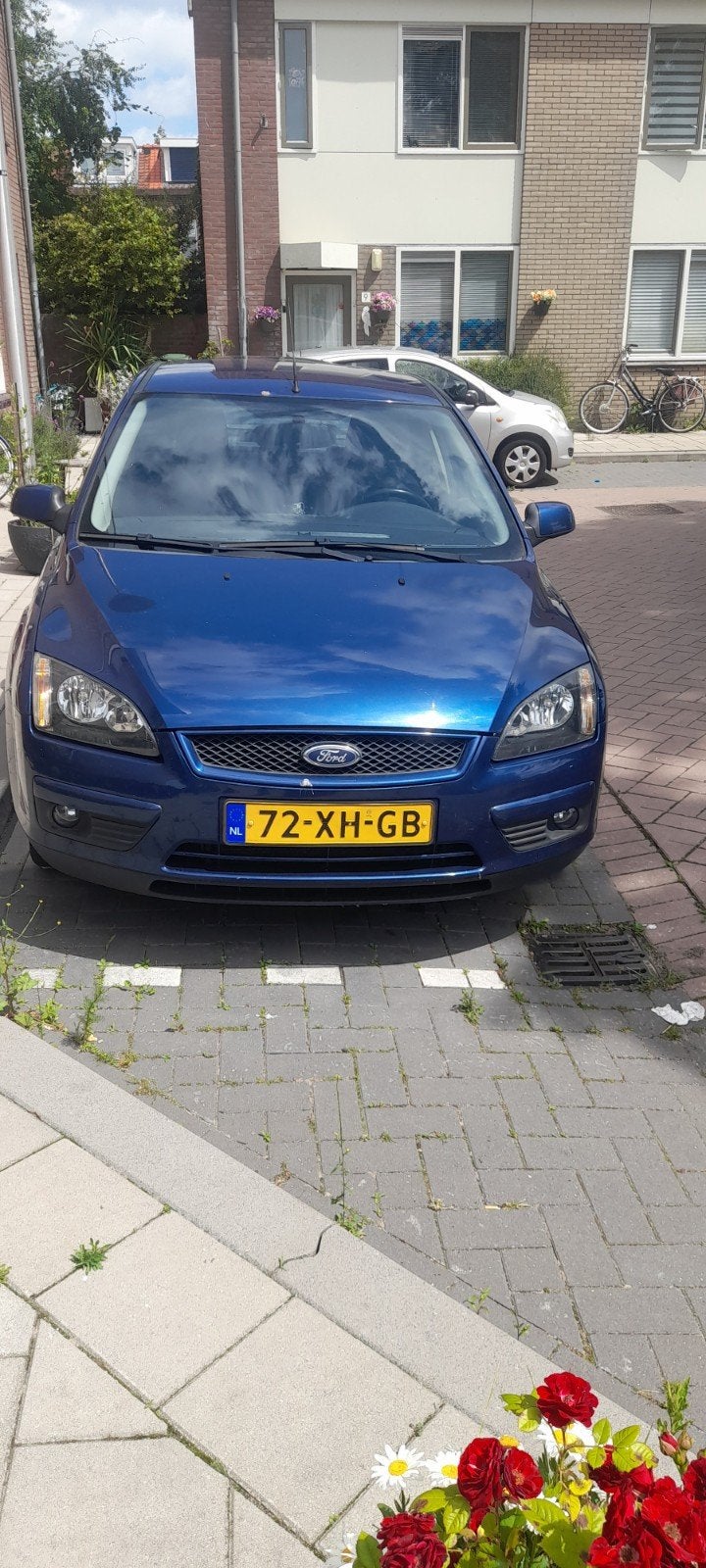 Ford Focus 2007, Apk tot 26 Nov. inruil mogenlijk, Gouda., Auto's, Ford, 1596 cc, 15 km/l, 4 cilinders, Blauw
