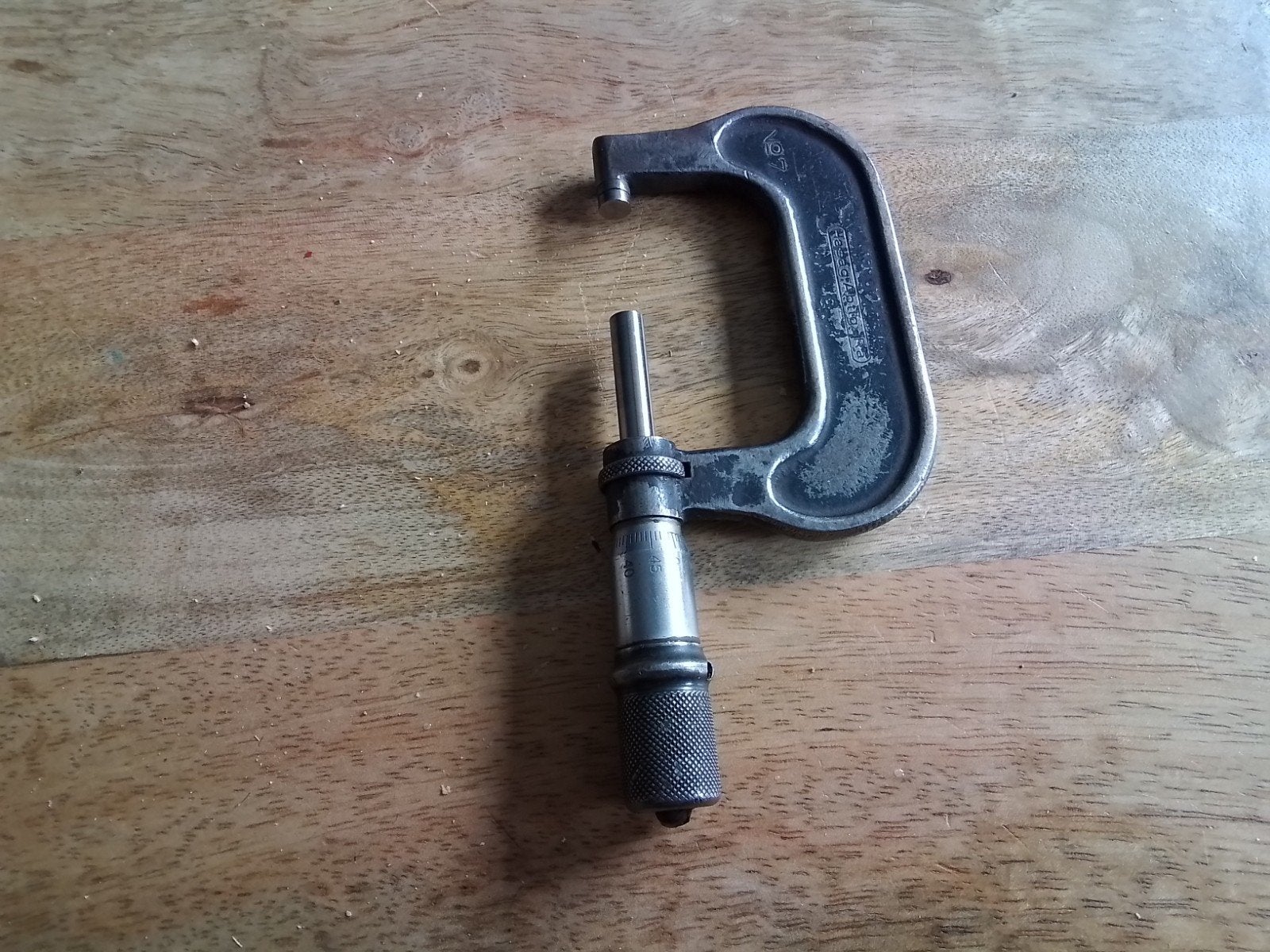 Mauser 25-50 Micrometer - Vintage Precisie Meetinstrument, Ophalen of Verzenden, Gebruikt