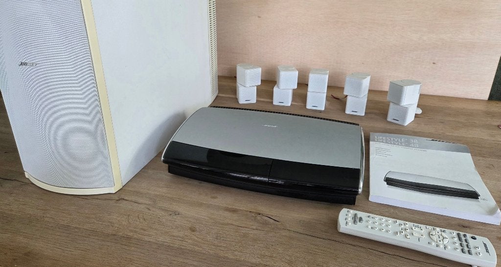 Bose lifestyle 48 home cinema, Gebruikt, 70 watt of meer, 5.1-systeem, Dvd-speler