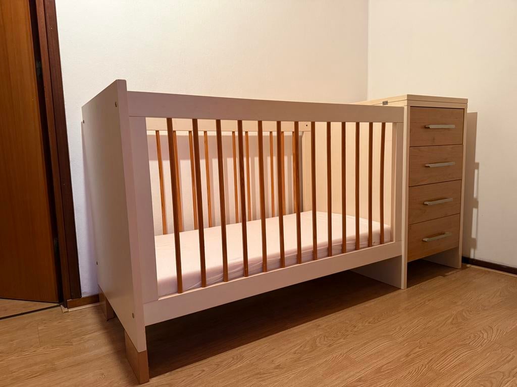 Ledikant, Kinderen en Baby's, Kinderkamer | Complete kinderkamers, Ophalen, Gebruikt