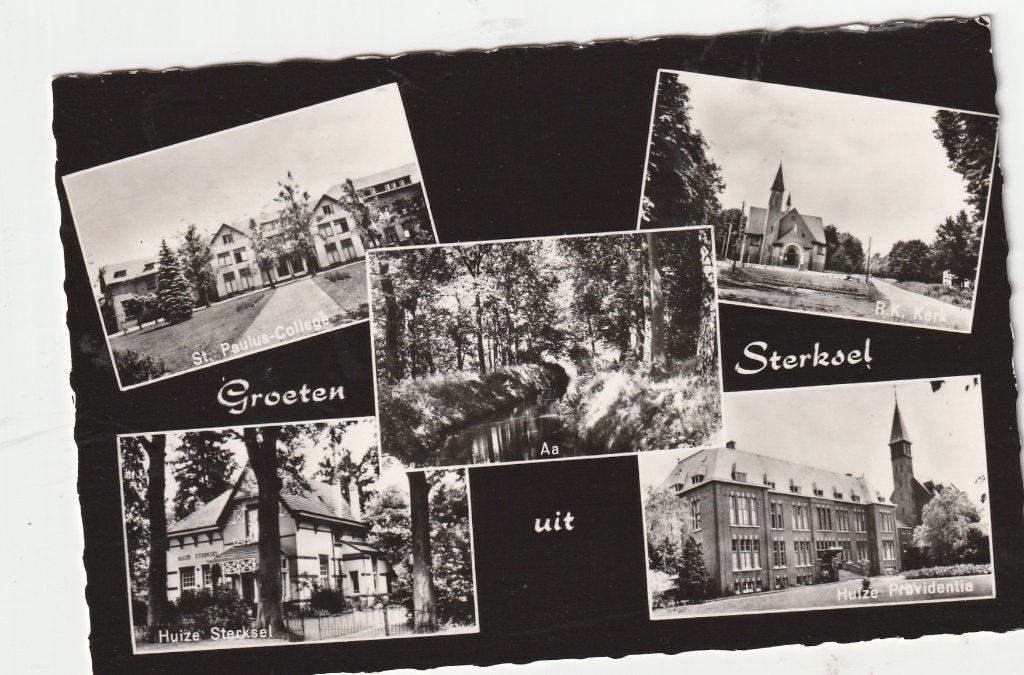 Sterksel (Heeze-Leende, N.Br) -Groeten uit Sterksel (5-luik), Ophalen of Verzenden, 1960 tot 1980, Gelopen, Noord-Brabant