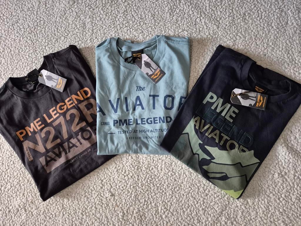 Partij Pme Legend Herenkleding 3x shirt t-shirt Nieuw maat S, ., Zwart, Nieuw, Ophalen of Verzenden
