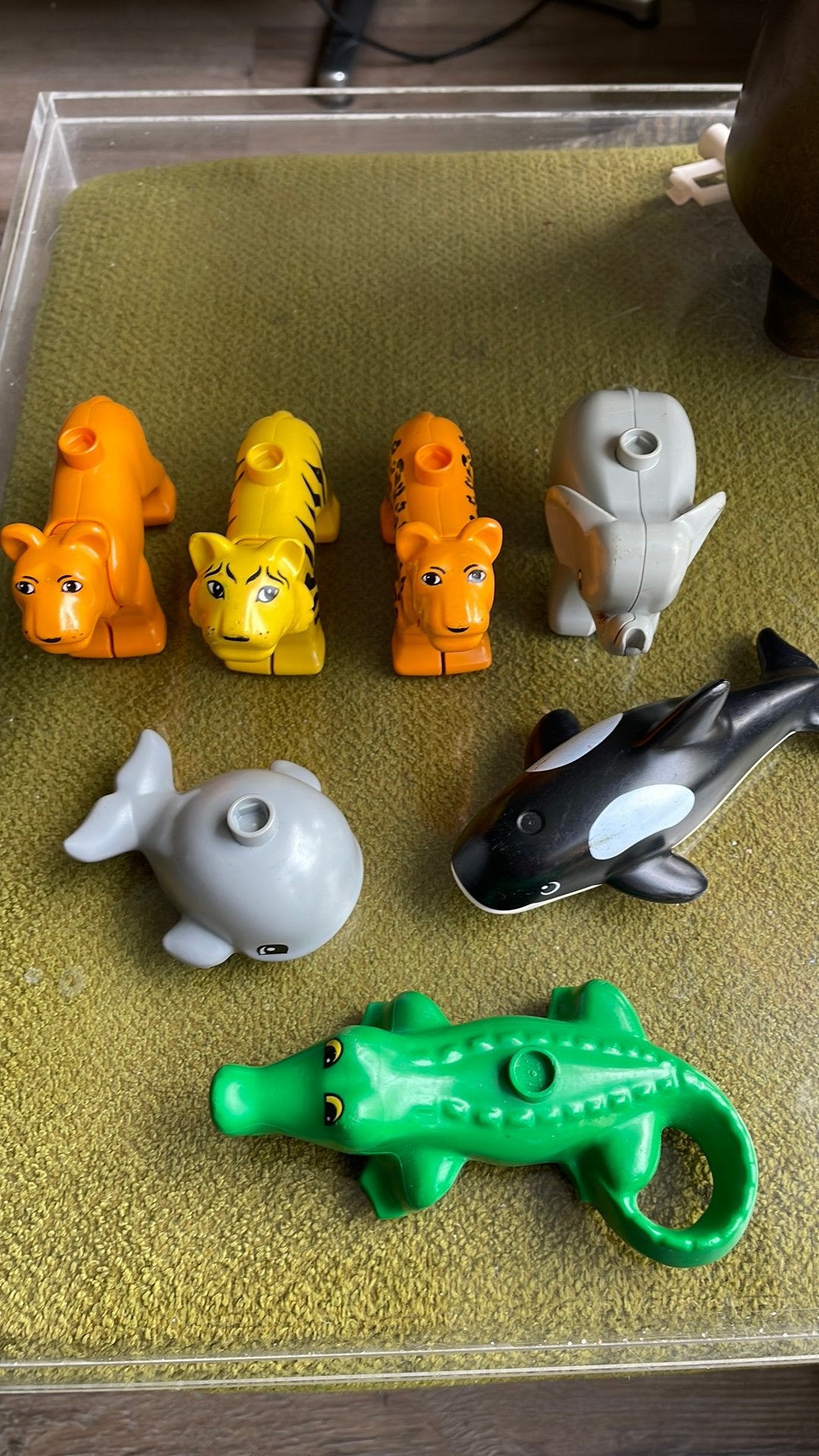 7 Verschillende Duplo Dieren !!, Kinderen en Baby's, Ophalen of Verzenden, Zo goed als nieuw, Duplo