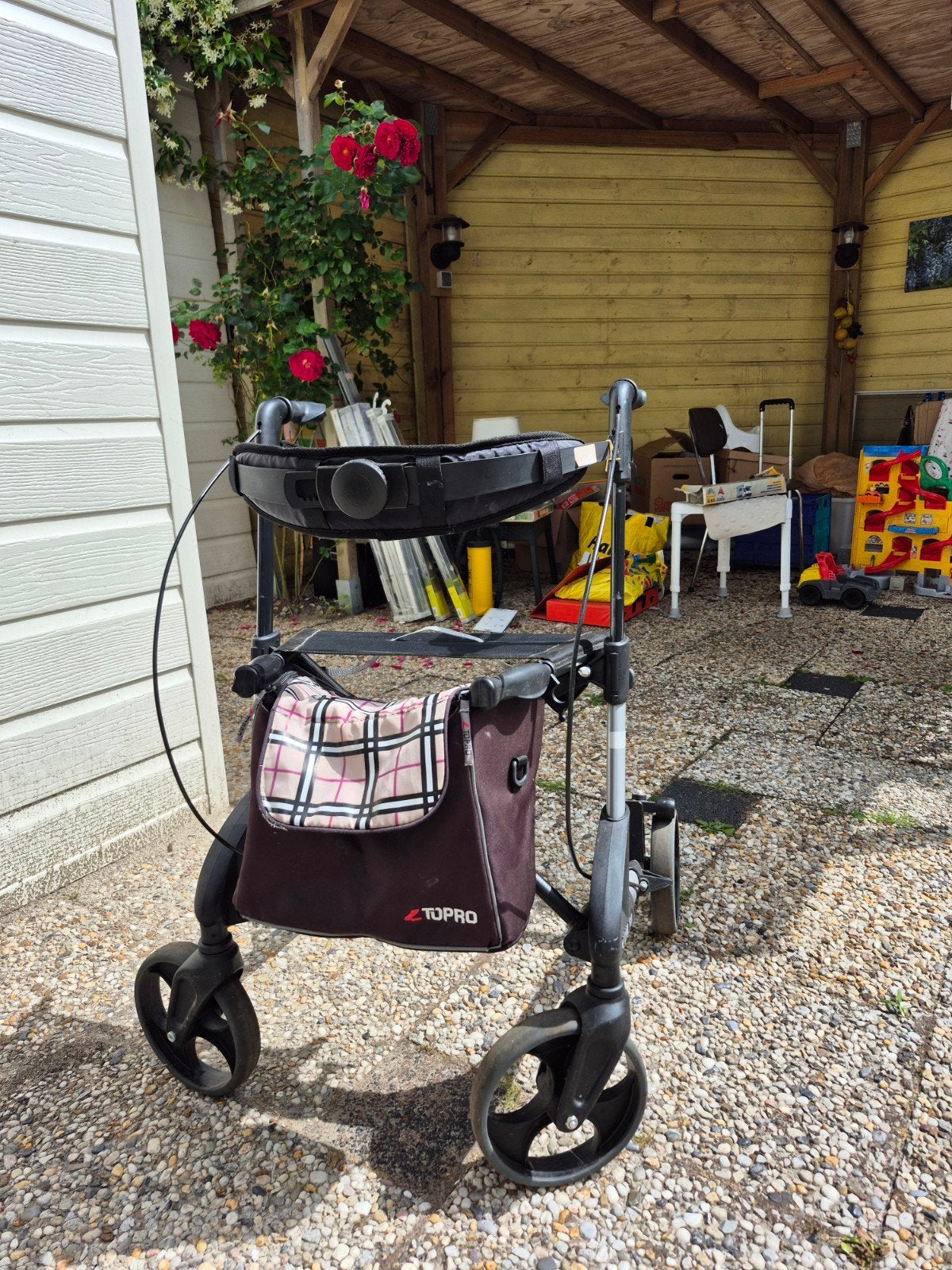 Rollator Topro Troja smal, Ophalen, Zo goed als nieuw