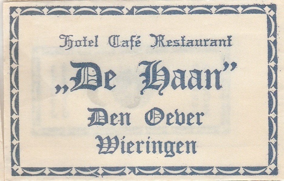 De Haan Den Oever - Wieringen, Ophalen of Verzenden