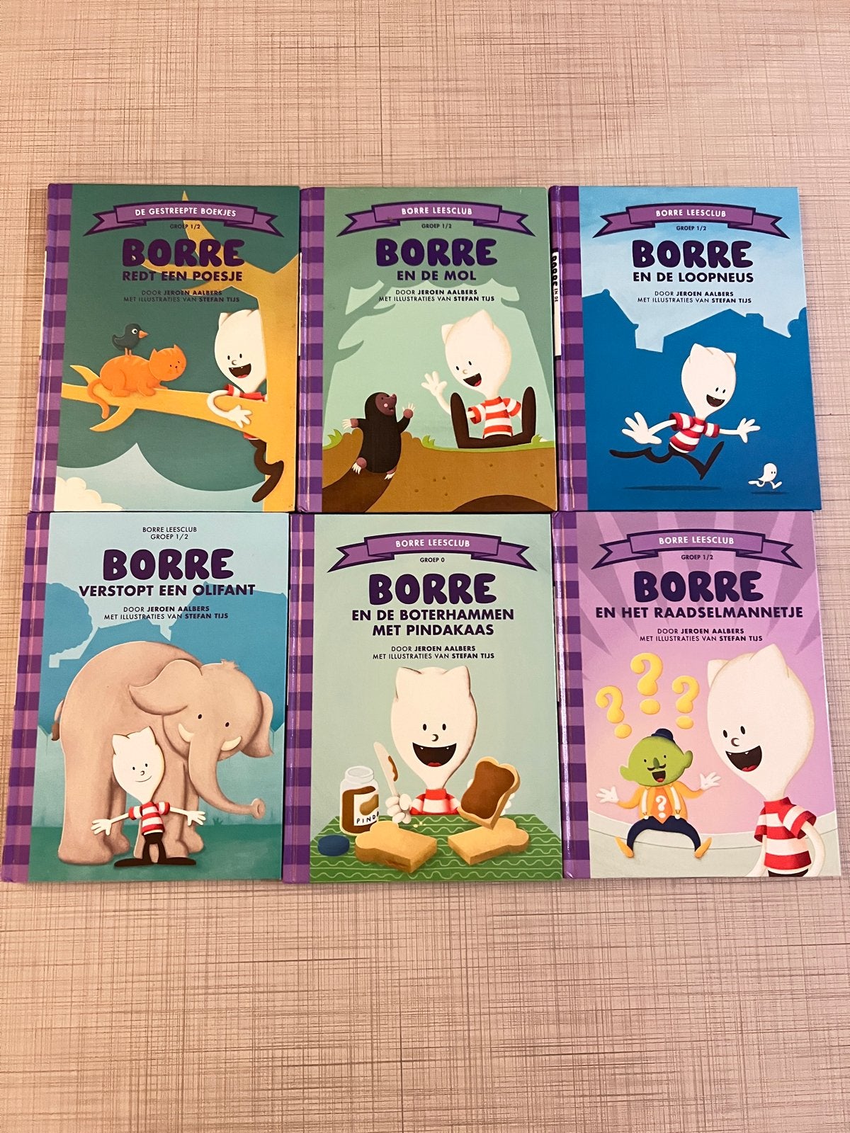 Borre Leesclub Boeken - 6-delige set voor jonge lezers, Ophalen of Verzenden, Zo goed als nieuw, Fictie algemeen
