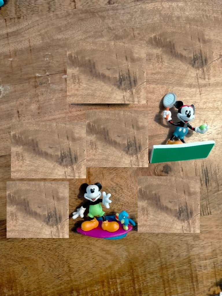 Mickey Minnie Mouse Donald Disney strand figuren pvc figuur, Verzamelen, Poppetjes en Figuurtjes, Ophalen of Verzenden, Gebruikt