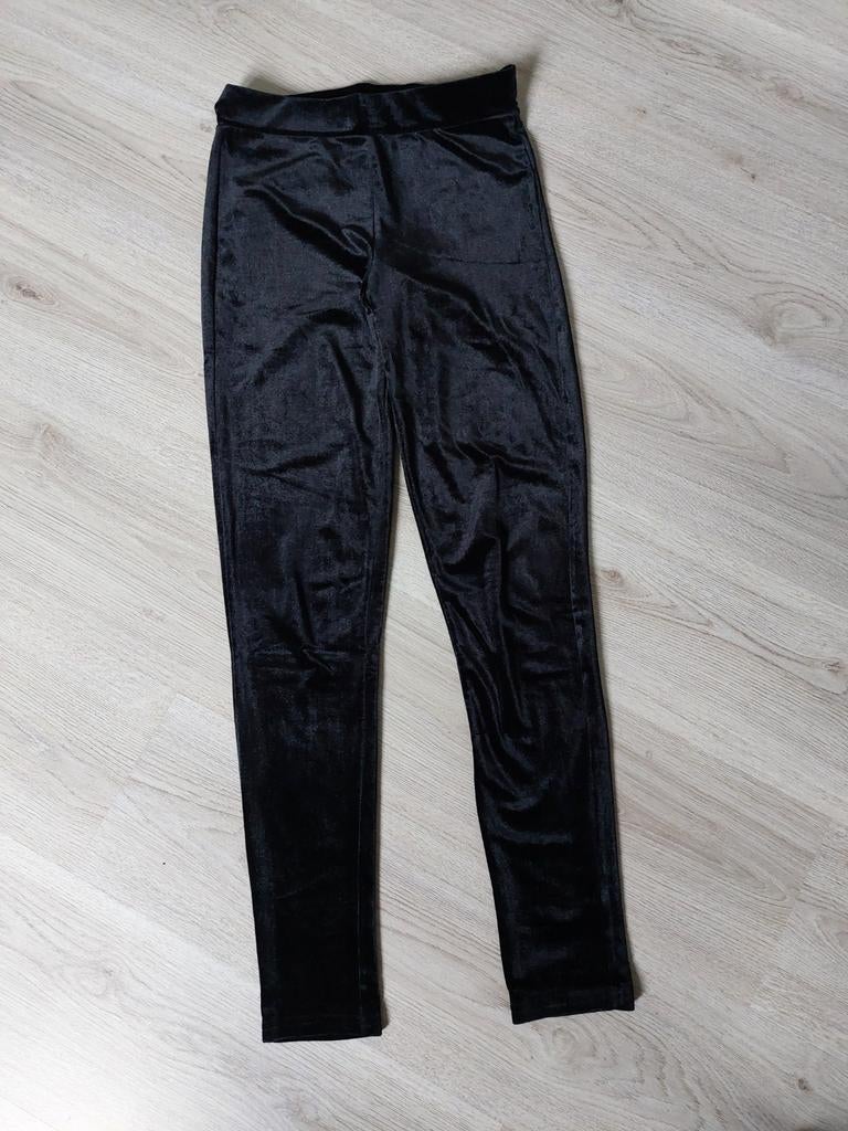 Zwarte velvet legging - Costes - Maat S, Zwart, Ophalen of Verzenden, Zo goed als nieuw, Costes