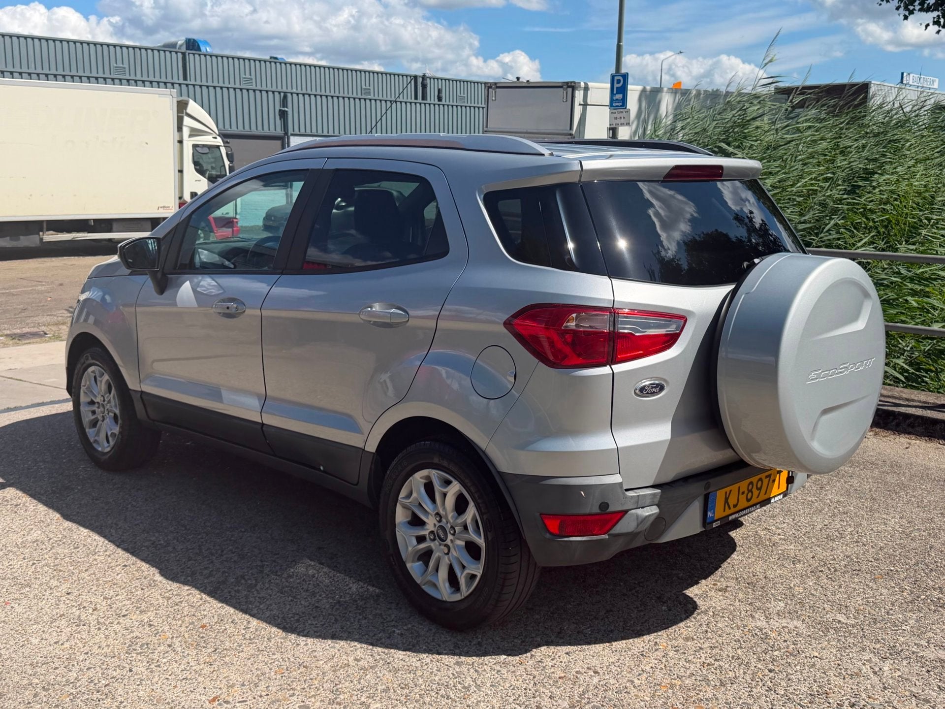 Ford EcoSport 1.5 Ti-VCT Titanium Automaat! Clima! Navi! PDC, Auto's, Euro 6, Automatische klimaatregeling, Leder en Stof, Origineel Nederlands
