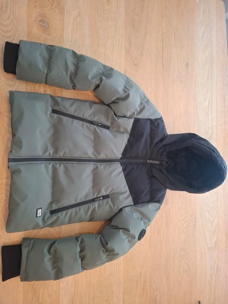 Cars Jeans winterjas zwart/groen maat 10 jaar, Ophalen, Zo goed als nieuw, Jongen, Jas