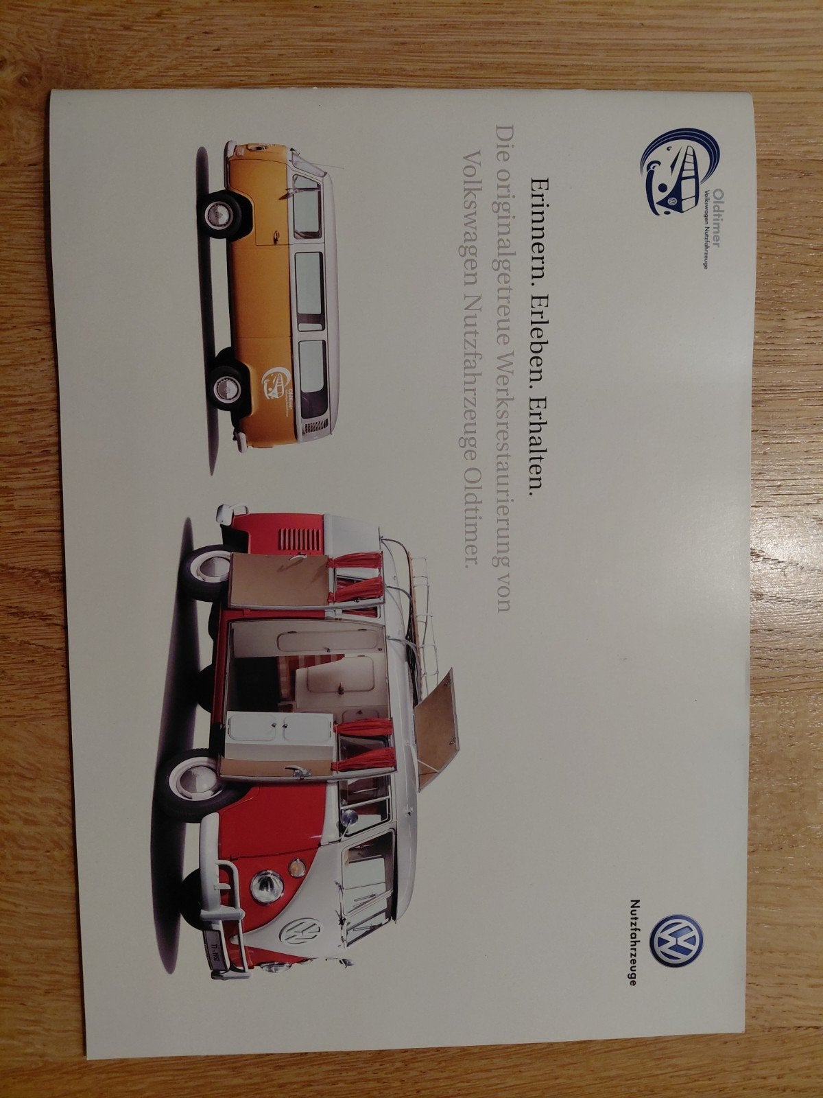 Volkswagen Oldtimer brochure - Bedrijfswagens, Boeken, Ophalen, Zo goed als nieuw, Volkswagen, Volkswagen AG