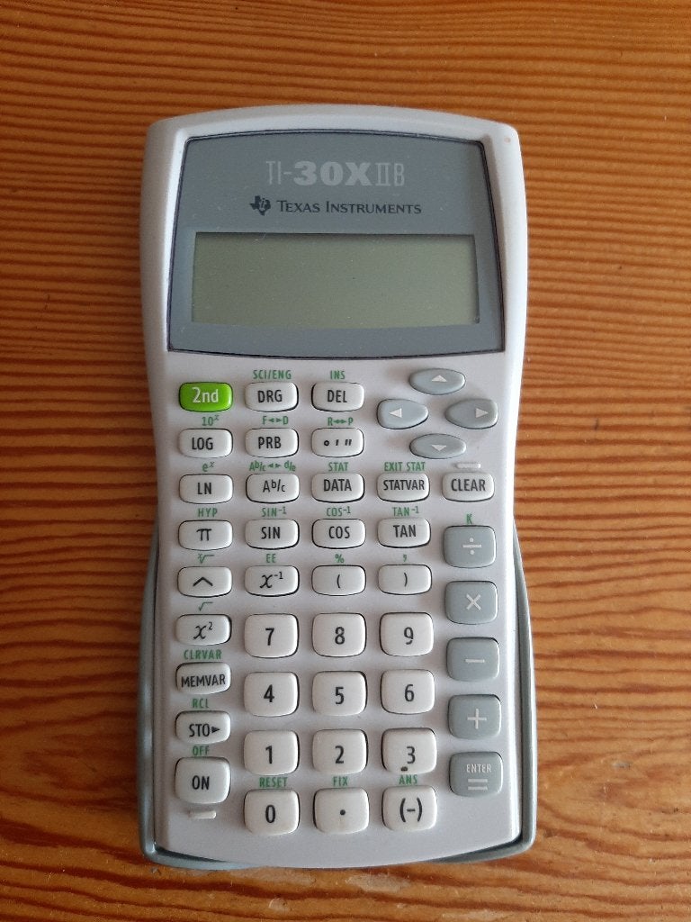 Texas Instruments TI-30X-IIB rekenmachine, Ophalen of Verzenden, Gebruikt