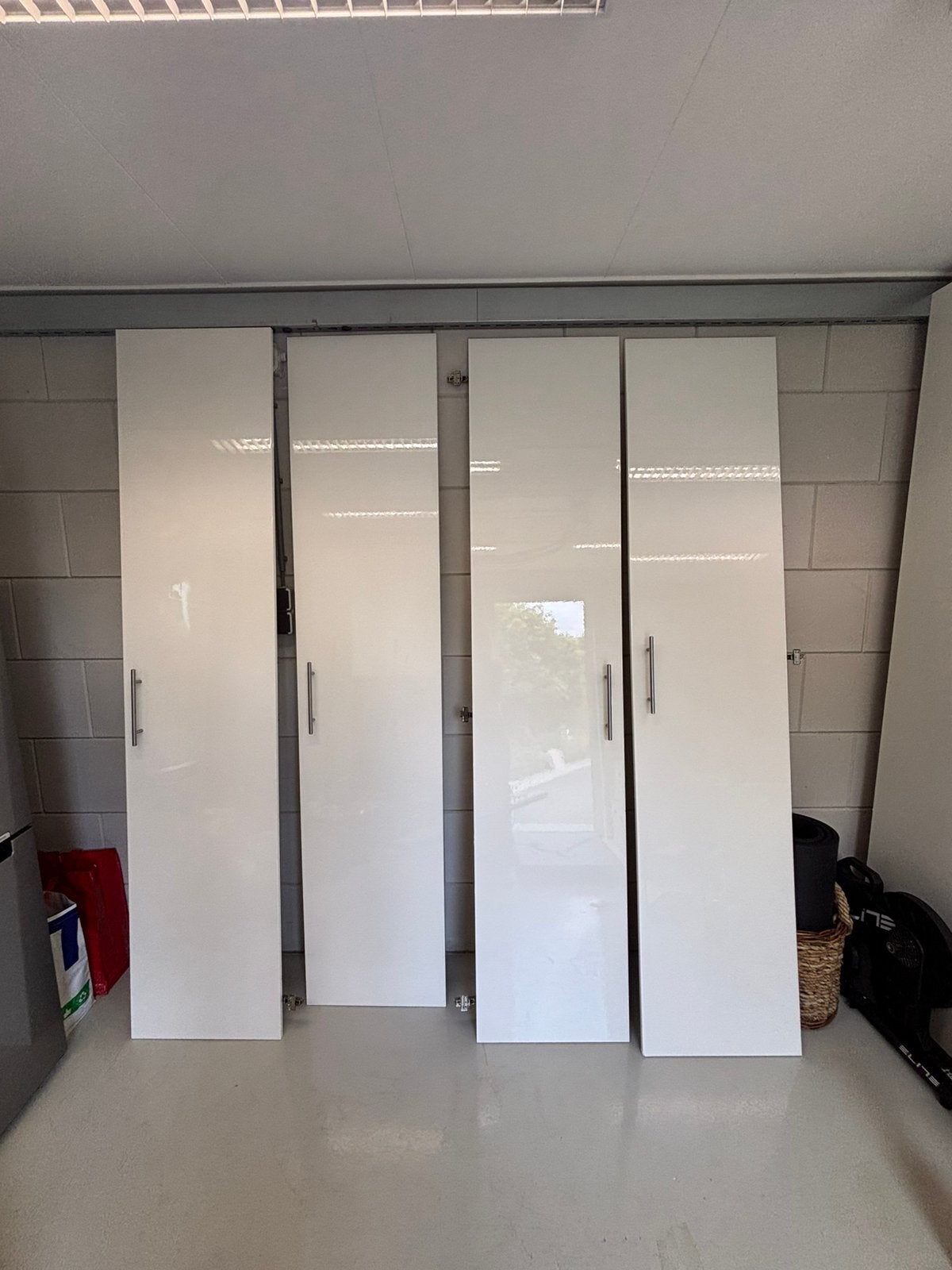 Ikea paxkast deuren hoogglans wit 4st, Ophalen, Gebruikt, 200 cm of meer, 50 tot 100 cm
