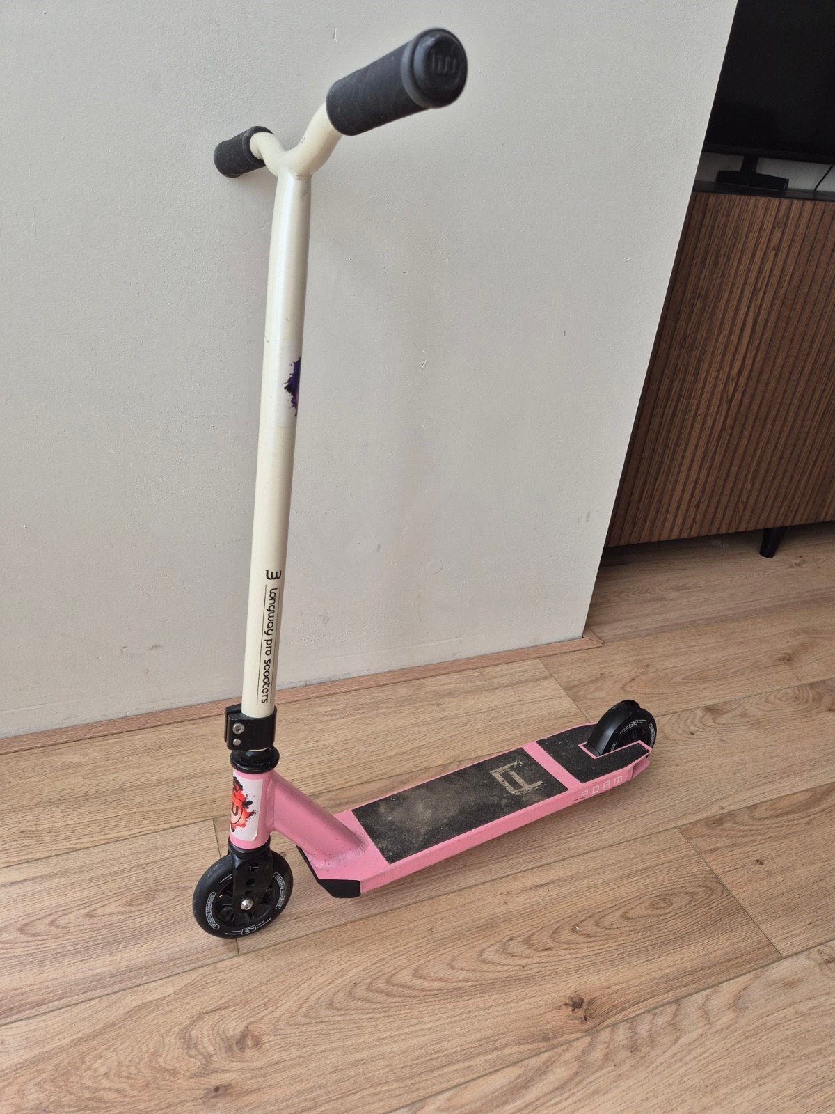 Roze Stuntstep - Gebruikt maar in goede staat, Ophalen, Gebruikt, Gewone step, Longway