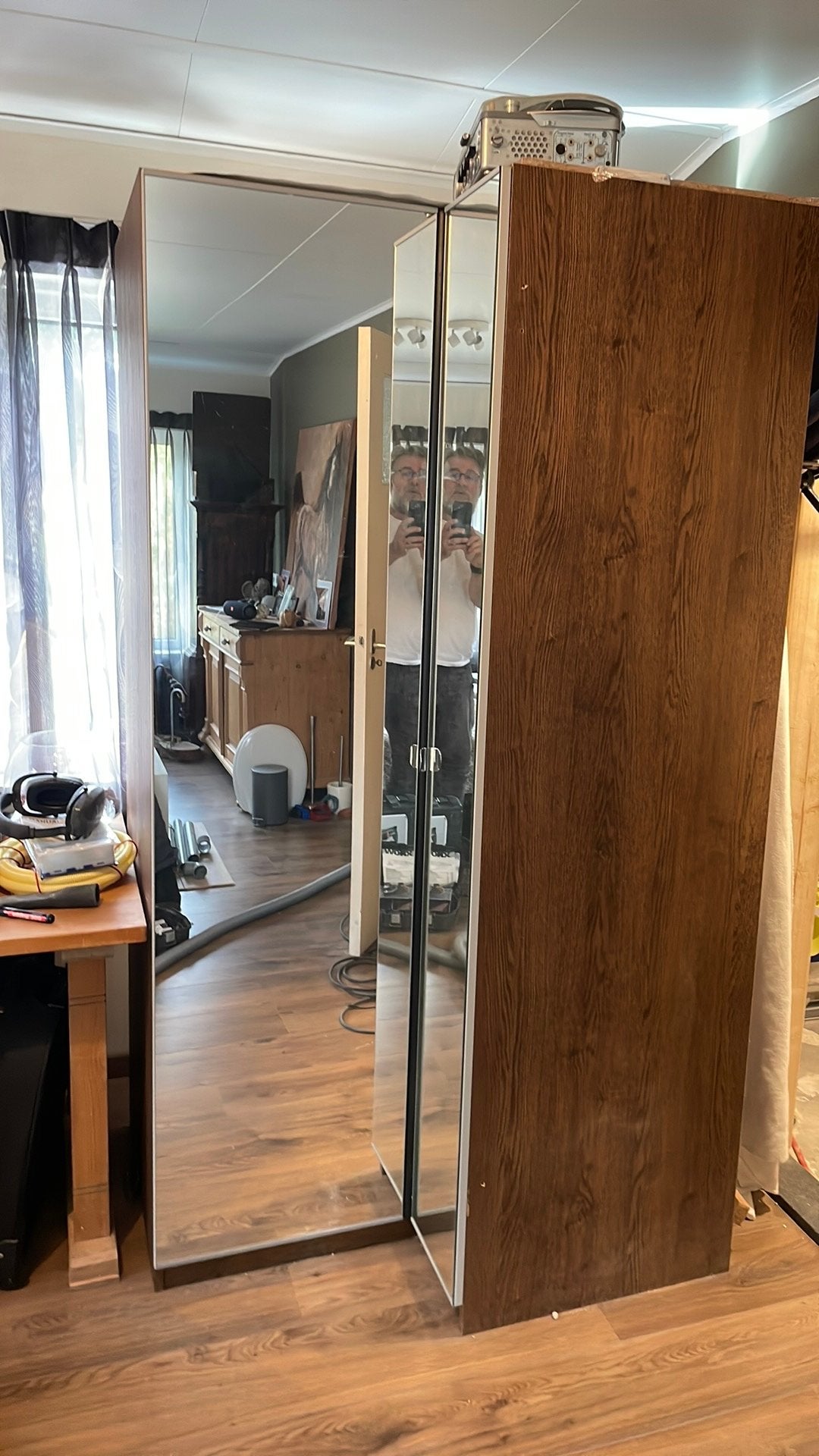 Ikea hoekkast, Ophalen, Met deur(en), Gebruikt, 100 tot 150 cm