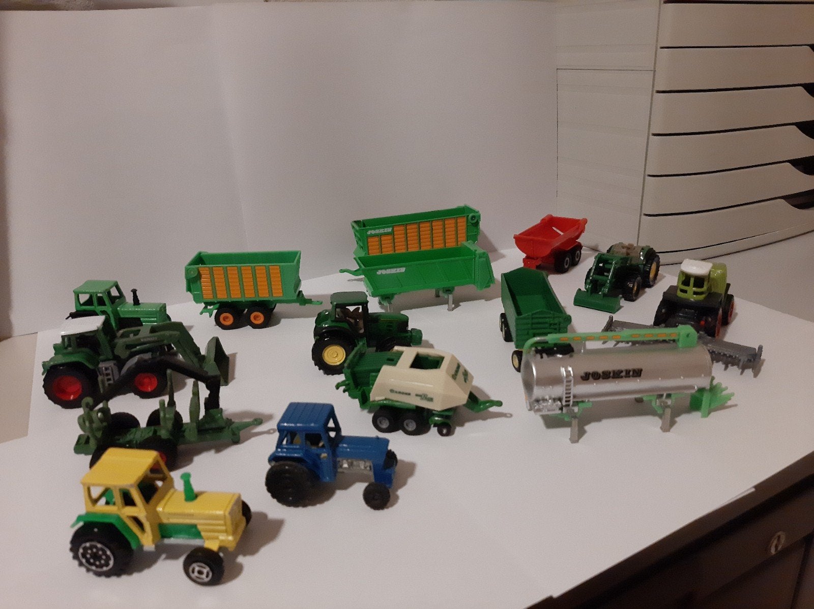 Siku en Majorette 1:87, Ophalen of Verzenden, Gebruikt, Hijskraan, Tractor of Landbouw, SIKU