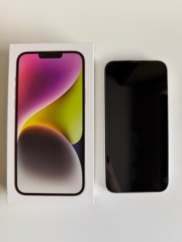 iPhone 14 Plus - Achtercamera defect, Telecommunicatie, IPhone 14 Plus, 86 %, Wit, Ophalen of Verzenden