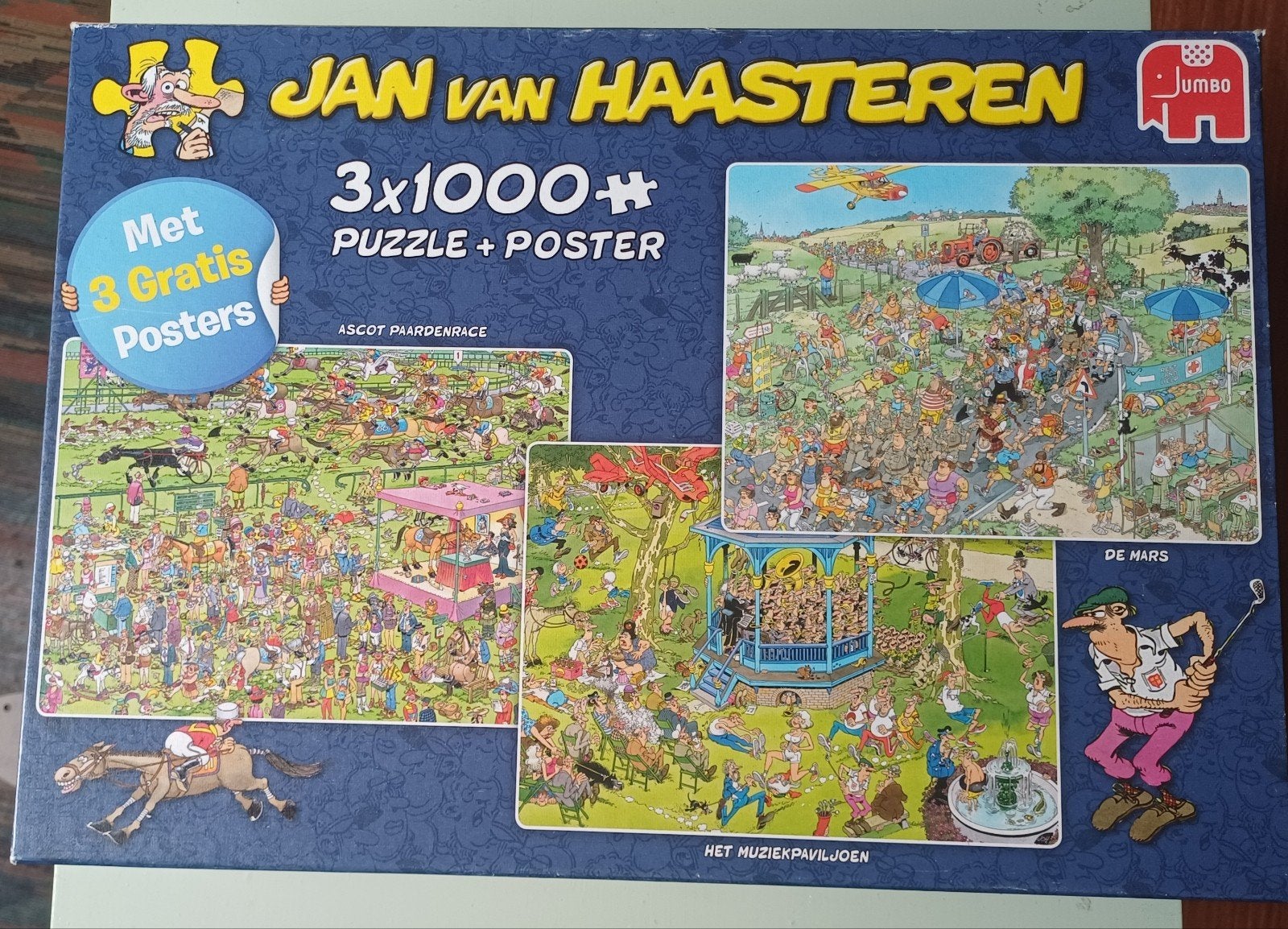 zeer leuke Jan van haarsteren, Ophalen of Verzenden, 500 t/m 1500 stukjes, Zo goed als nieuw, Legpuzzel