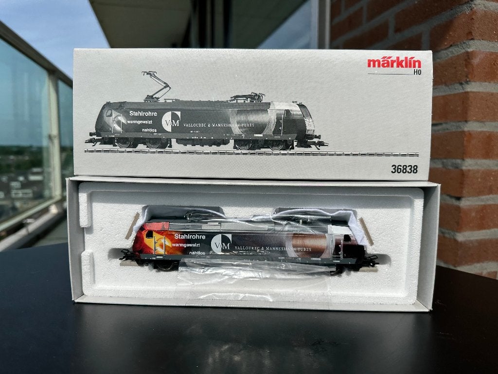 Marklin 36838: Locomotief serie 185.1 van "Veolia Transport", Wisselstroom, Locomotief, Nieuw, Ophalen of Verzenden