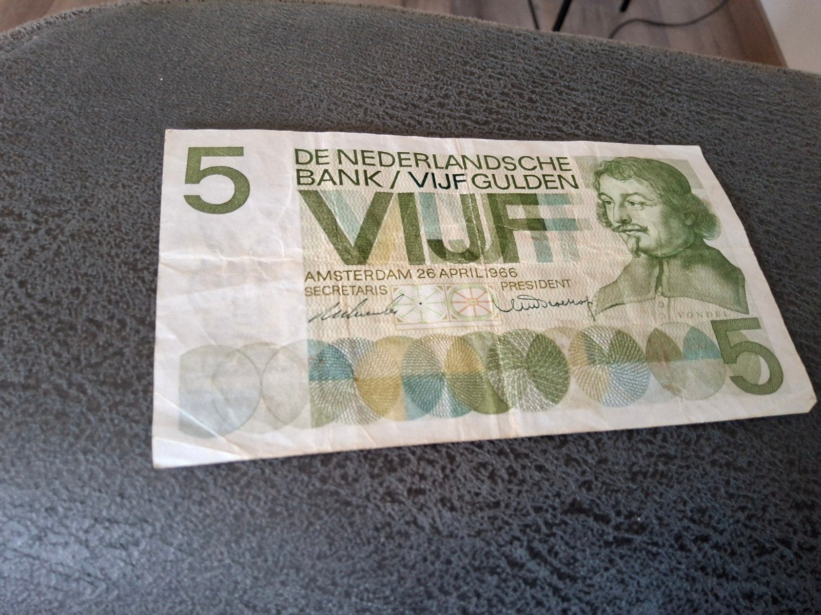 5 gulden biljet, Postzegels en Munten, Bankbiljetten | Nederland, Ophalen, 5 gulden