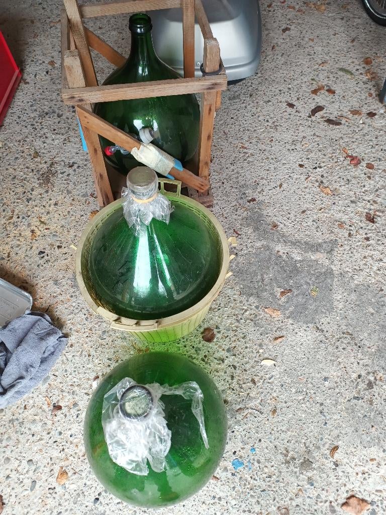 glazen flessen 20 lieter, Hobby en Vrije tijd, Overige Hobby en Vrije tijd, Ophalen, Zo goed als nieuw