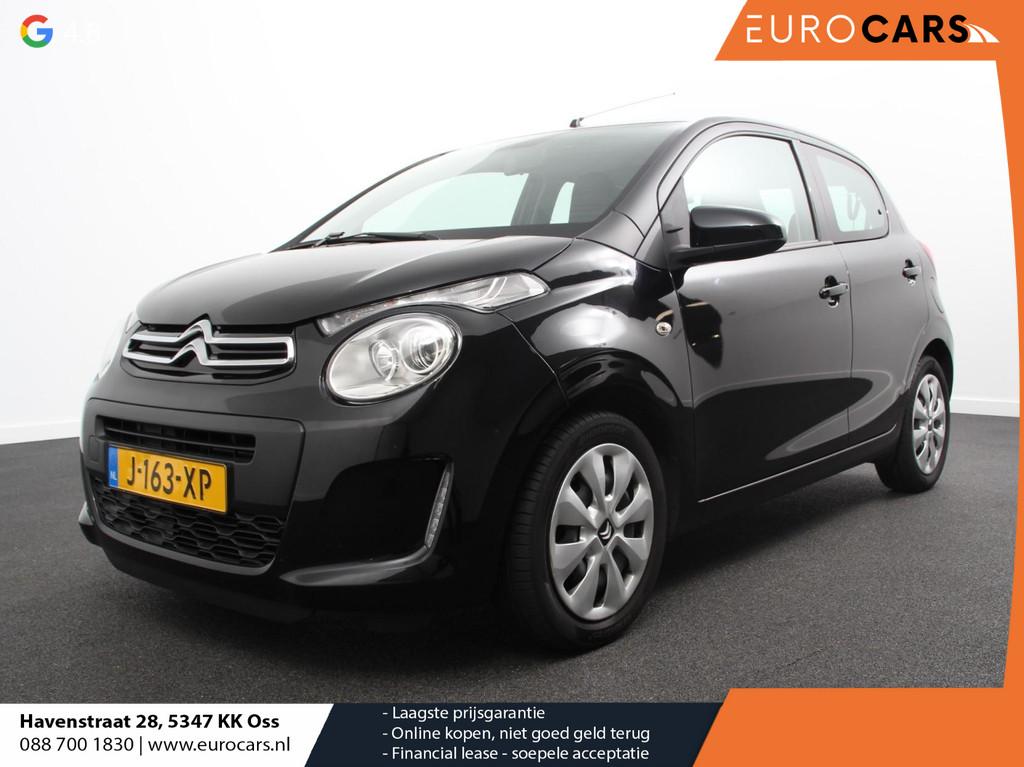 Citroen C1 1.0 VTi Feel Airco Bluetooth Led DAB, Auto's, Stof, Gebruikt, Euro 6, 4 stoelen