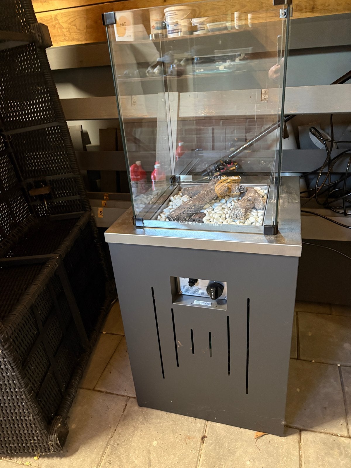 Cozy Living Vuurtafel incl gasfles, Ophalen, Zo goed als nieuw, Vuurkorf