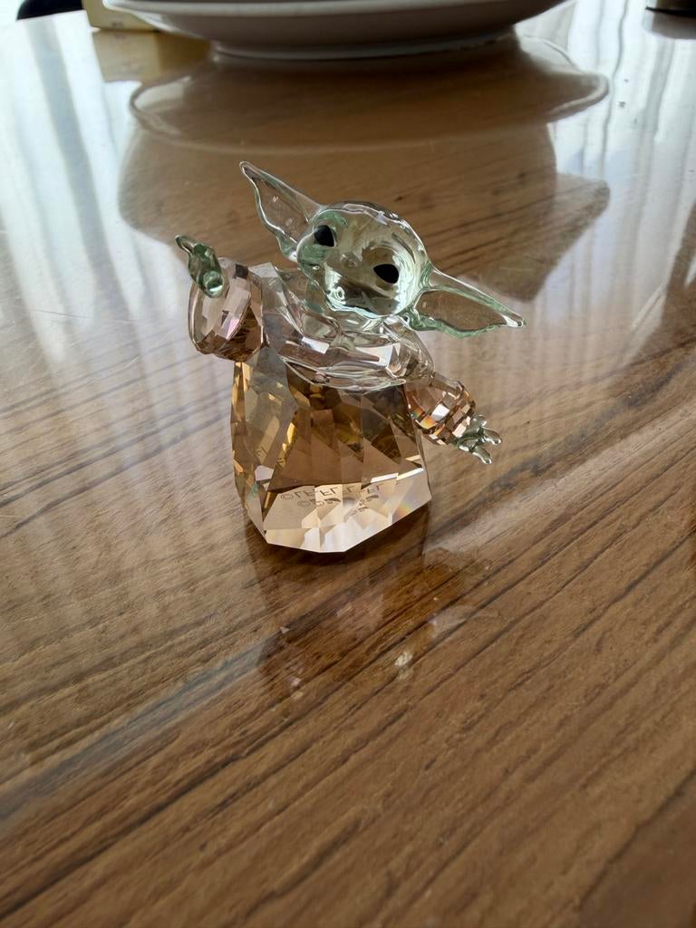 Swarovski Baby Yoda beeldje - Perfecte staat, Ophalen, Zo goed als nieuw, Figuurtje