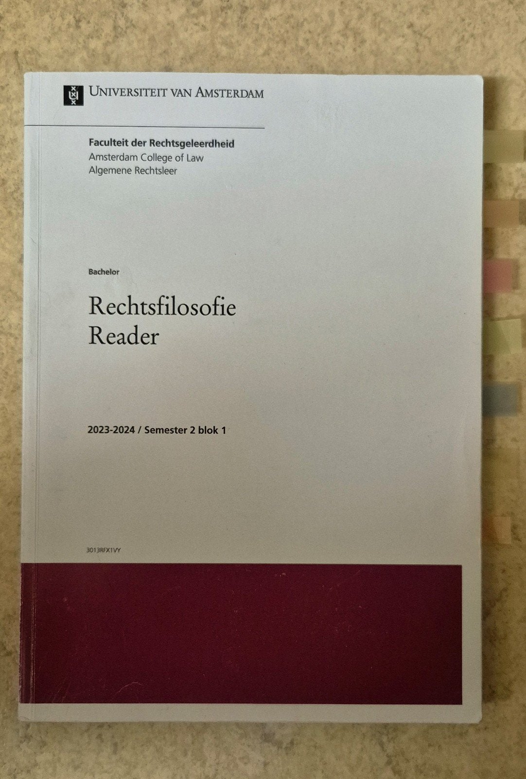 Reader Rechtsfilosofie UvA 2023-2024 Semester 2 Blok 1, Boeken, Ophalen of Verzenden