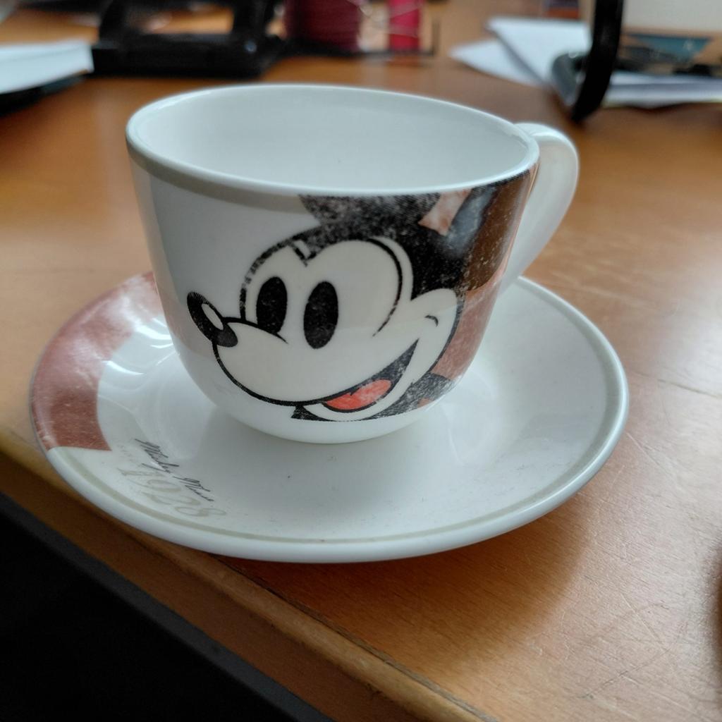 2 Mickey Mouse Espresso kopjes, Verzamelen, Disney, Disney, Onbekend, Ophalen of Verzenden, Onbekend