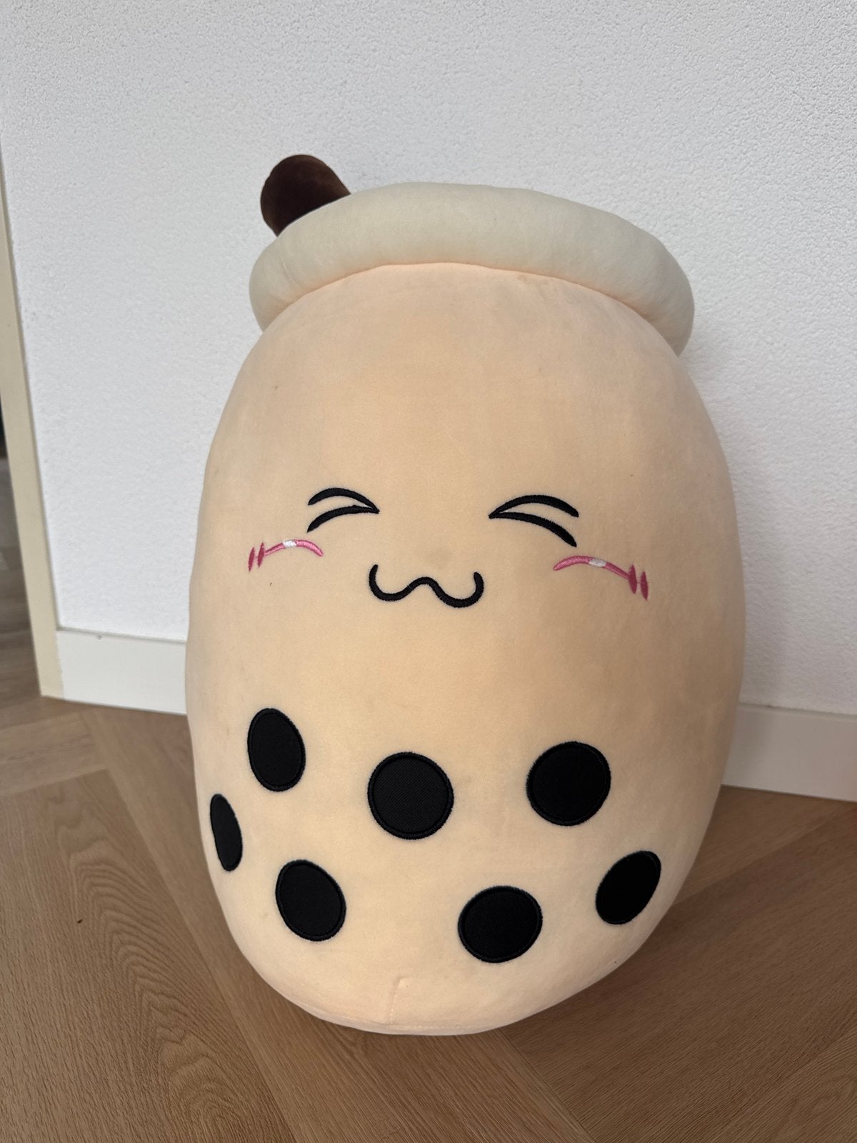 Grote Boba Thee Knuffel - Bubble Tea Kussen 60cm, Kinderen en Baby's, Speelgoed | Knuffels en Pluche, Overige merken, Overige karakters