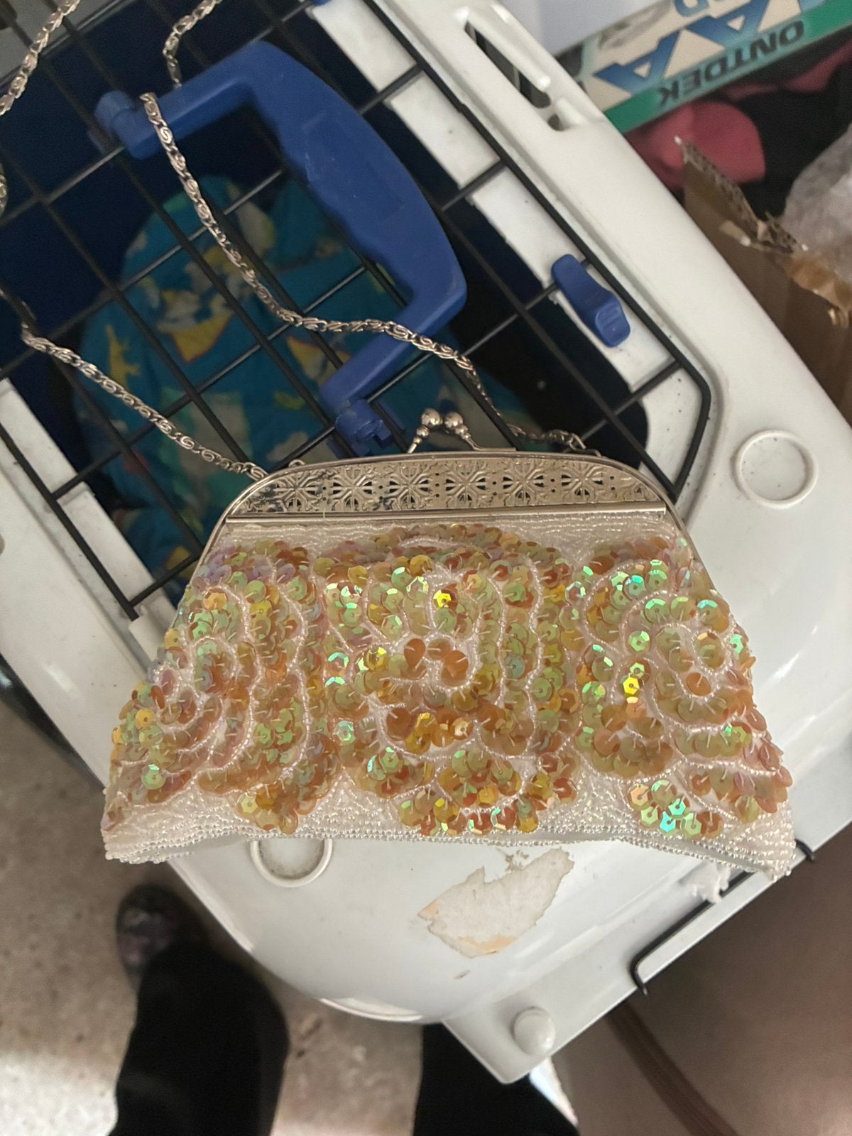 Bling bling tasje, Ophalen of Verzenden, Gebruikt, Overige kleuren, Avondtasje