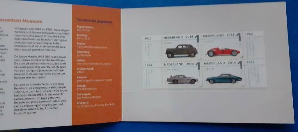 Postzegelmapje 497 A & B - Klassiekers uit het Louman Museum, Verzenden, Na 1940, Postfris