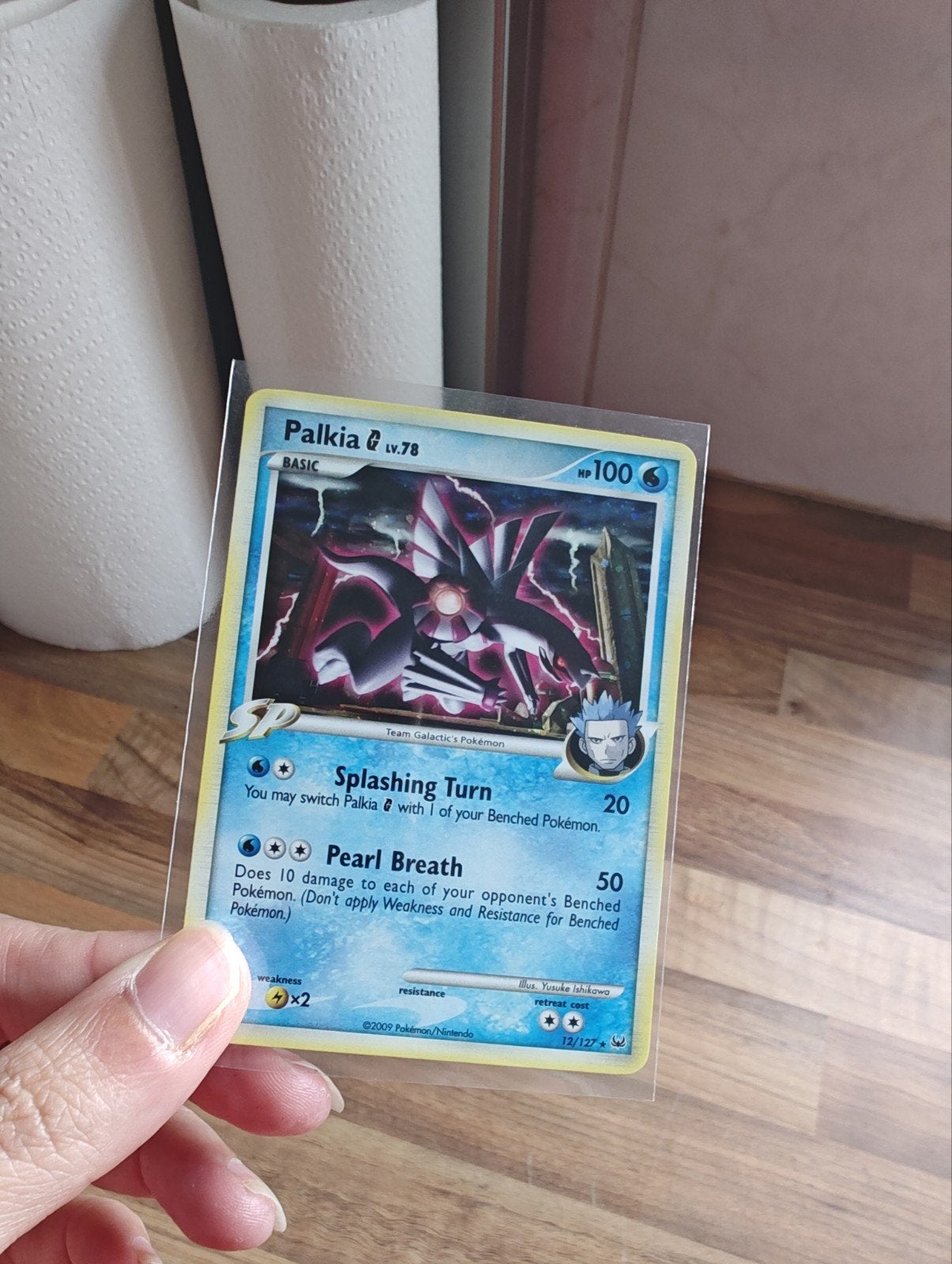 Palkia G Lv.78 Pokémon kaart - Team Galactic's Palkia, Hobby en Vrije tijd, Verzamelkaartspellen | Pokémon, Ophalen of Verzenden