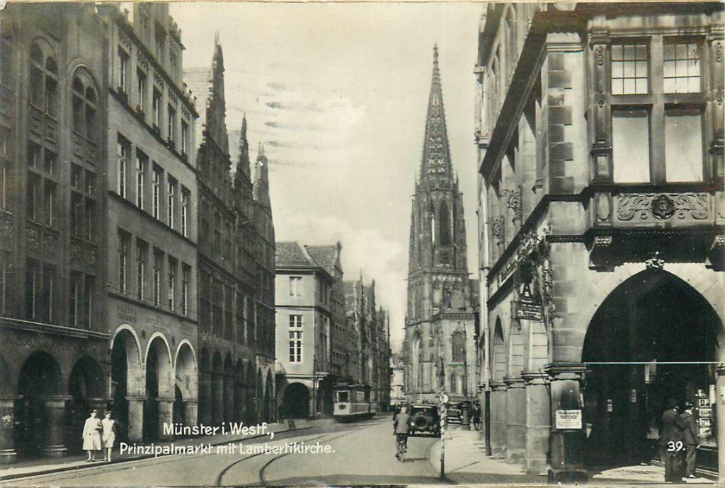 701-422-007 Munster Prinzipalmarkt, Verzenden, Voor 1920, Duitsland