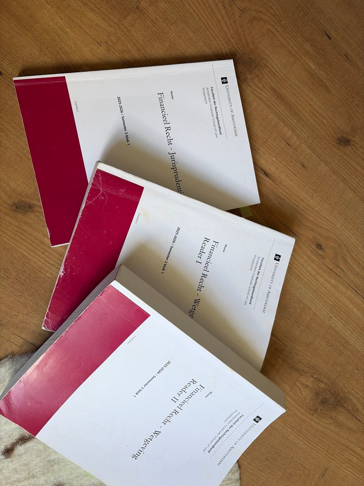 Financieel Recht Readers UvA (2025-2026), Ophalen of Verzenden, Gamma, Zo goed als nieuw, WO