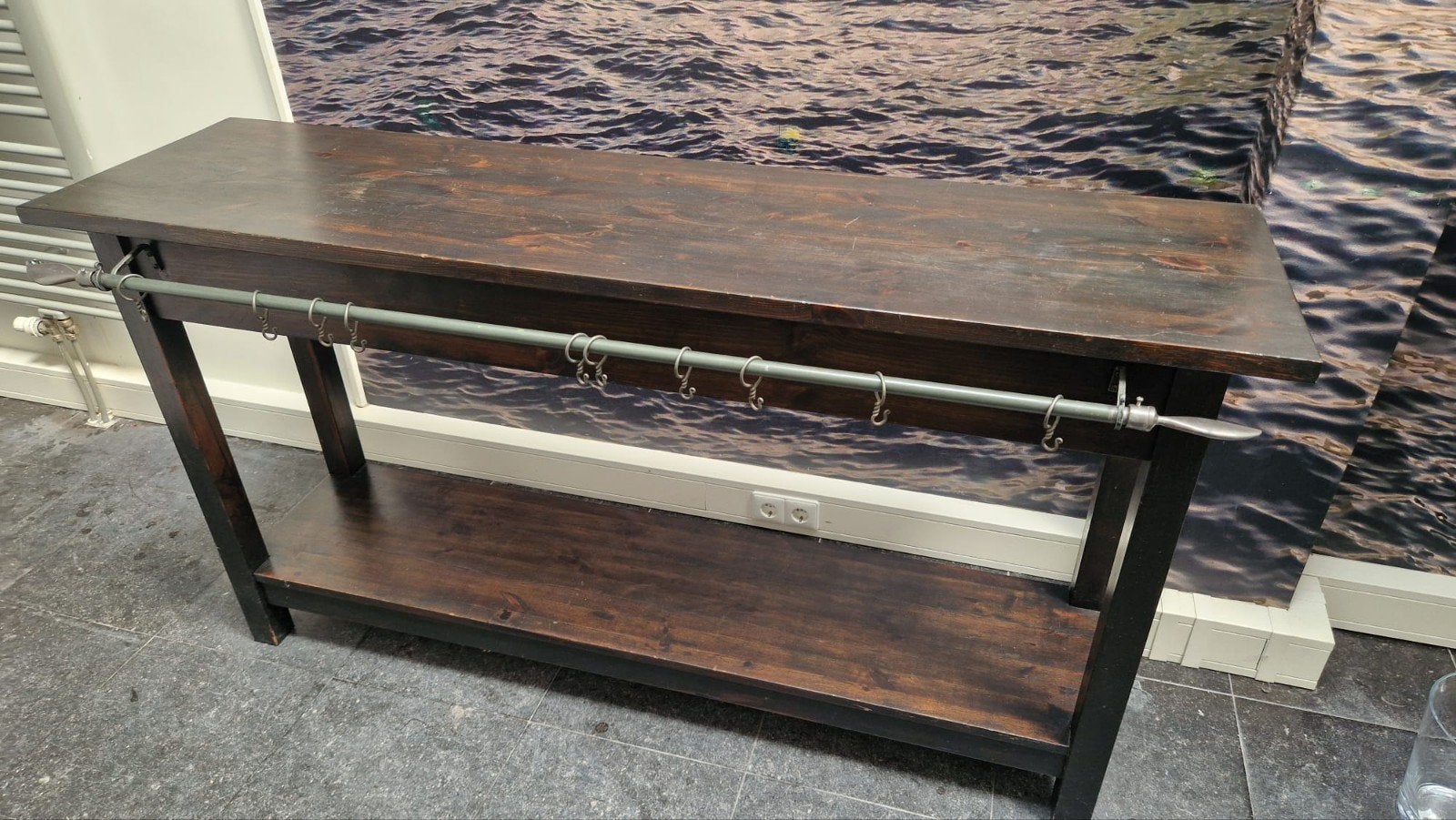 Mooie side table - dressoir, hout, Ophalen, Zo goed als nieuw, 25 tot 50 cm, Rechthoekig