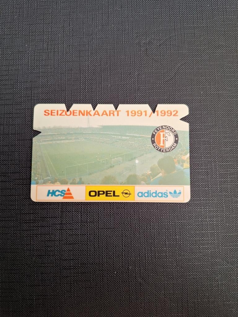 Seizoenskaart 1991-92 Feyenoord., Verzenden, Zo goed als nieuw, Feyenoord