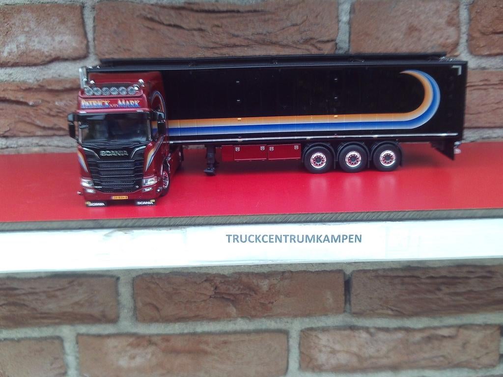 Tekno  Scania  NGR  Highline  Patrick  van  der  Mark., Hobby en Vrije tijd, Modelauto's | 1:50, Ophalen of Verzenden, Nieuw, Bus of Vrachtwagen