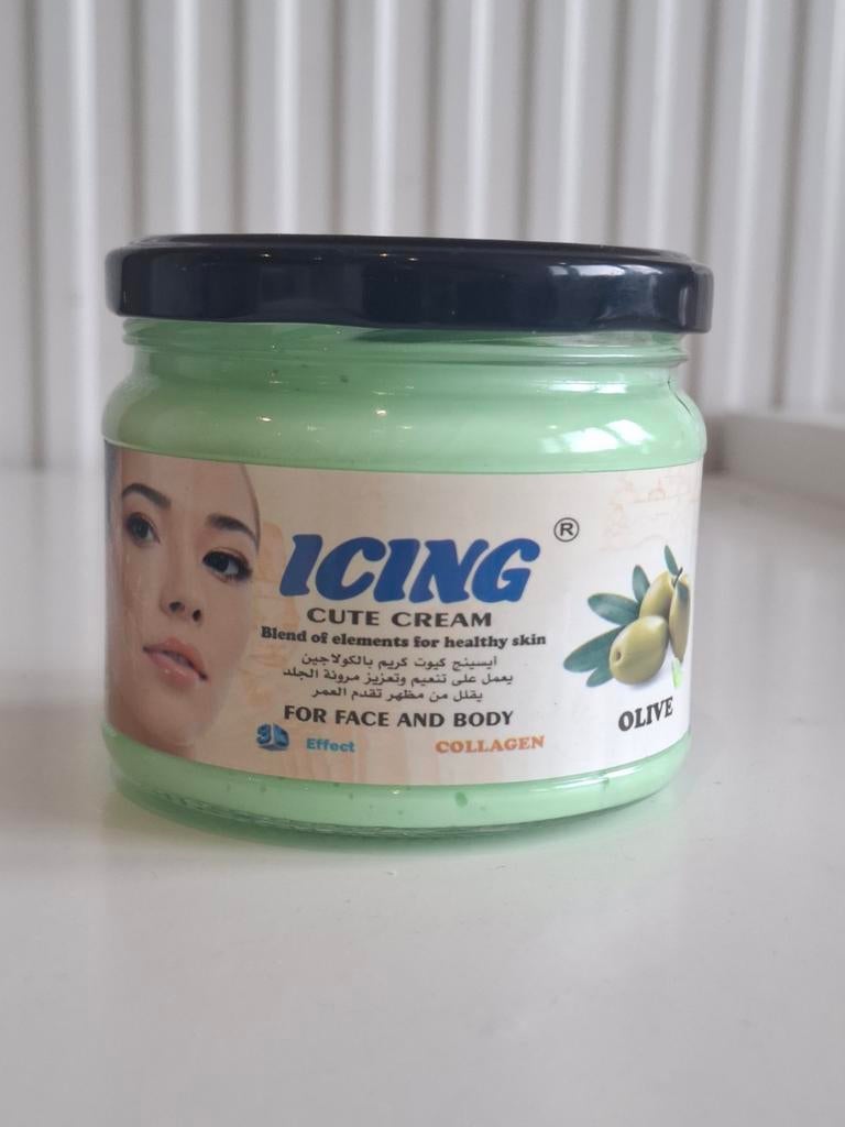 Icing Cute Cream Olive gezicht- en lichaamscrème, Ophalen of Verzenden, Nieuw, Gehele gezicht
