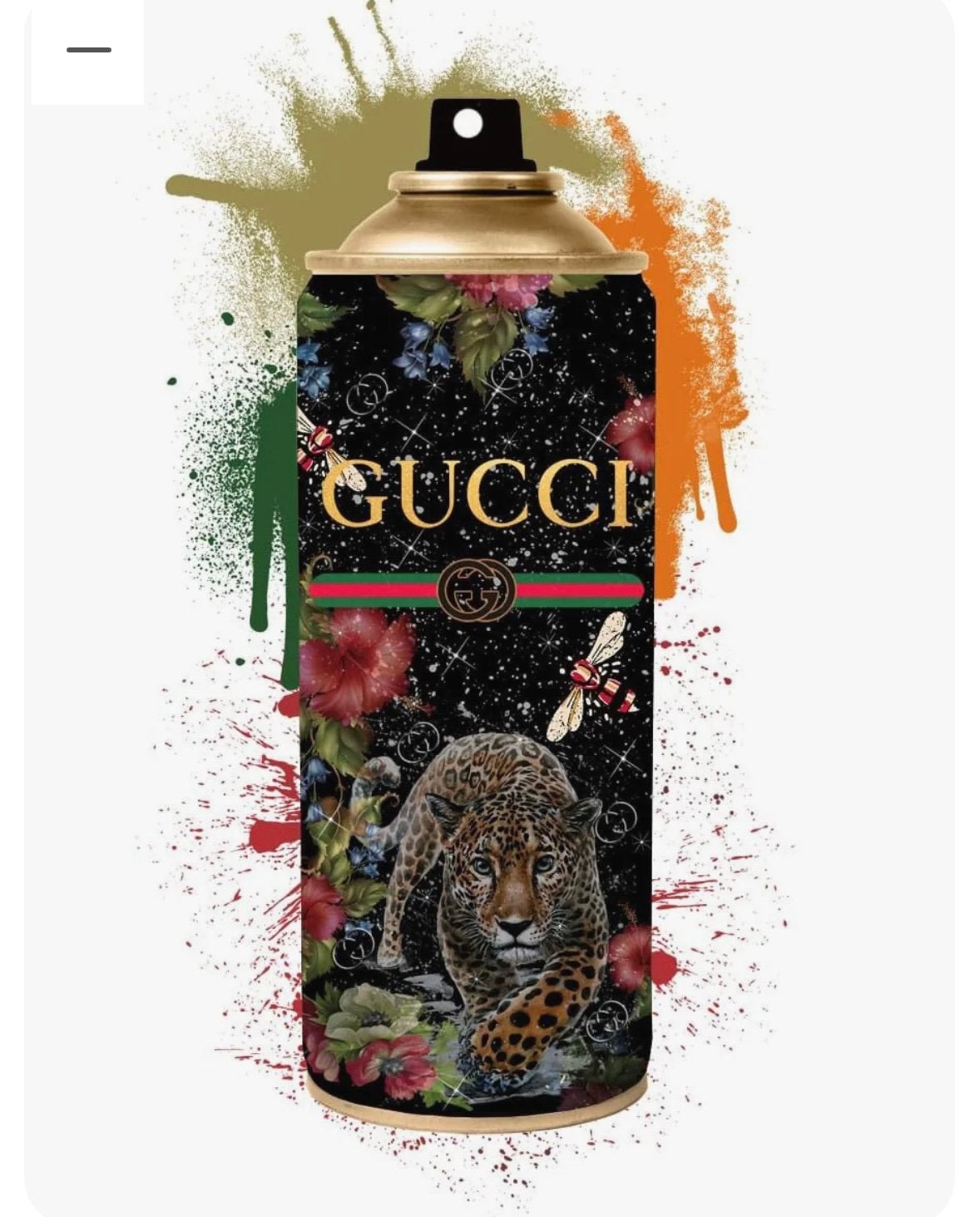 glasschilderij  Gucci ter halle 60 x 80 cm, Ophalen, Schilderij, Zo goed als nieuw, Glas