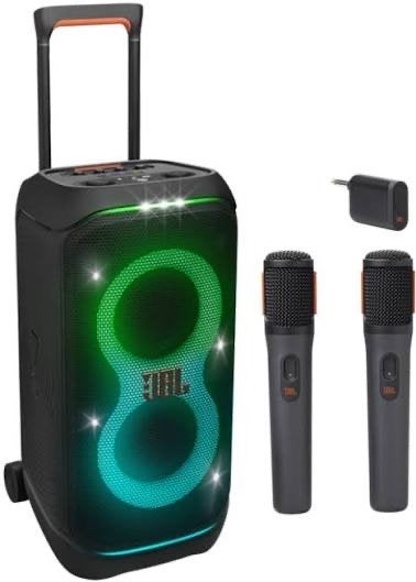 JBL Partybox 320 + Draadloze Mic’s | Huren Nijmegen Centrum, Ophalen, Inclusief kabels, JBL, Party speaker