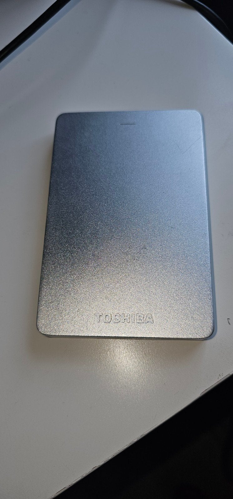Toshiba Externe Harde Schijf - Zilver, Toshiba, HDD, Ophalen of Verzenden, Zo goed als nieuw