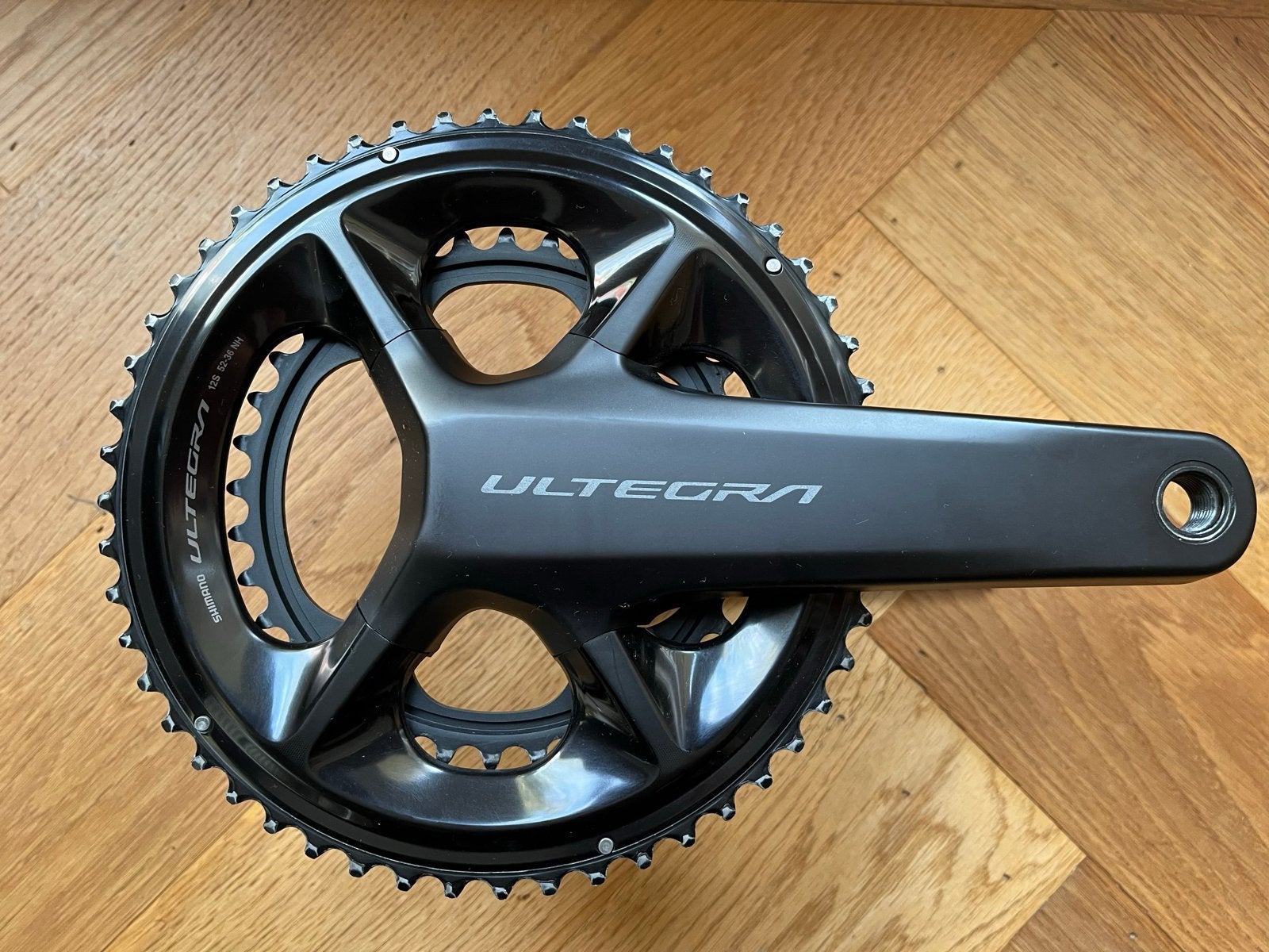Shimano Ultegra FC-R8100 Crankstel met 4iiii Powermeter, Crankstel of Pedalen, Ophalen of Verzenden, Zo goed als nieuw, Aluminium