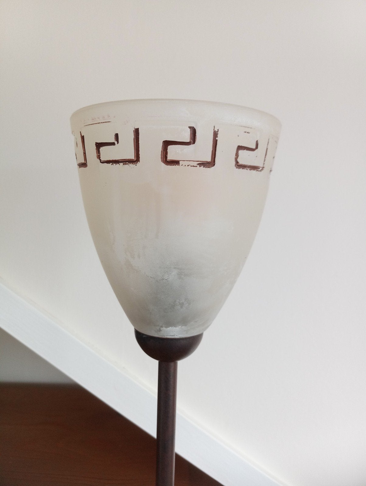 4 staande mooie schemerlampen., Gebruikt, Klassiek, Ophalen of Verzenden, Metaal