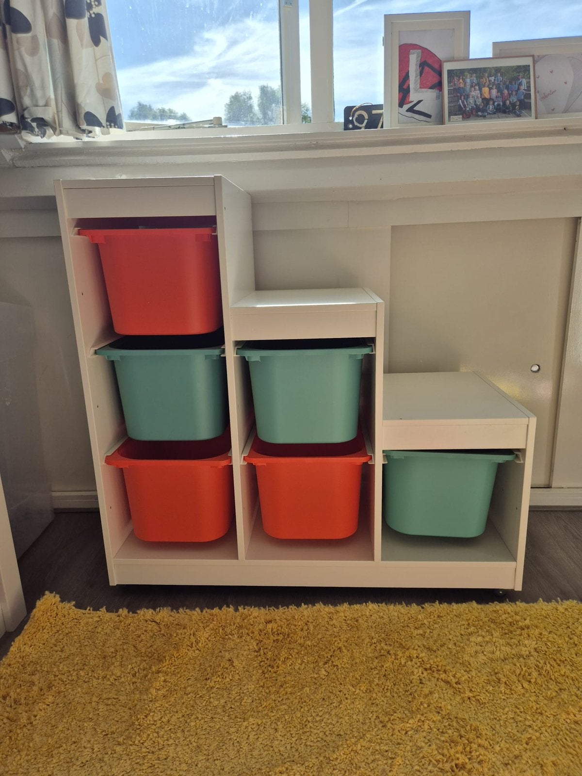 Ikea Trofast kast wit met 6 bakken, Ophalen, Kast, Zo goed als nieuw, 75 tot 100 cm
